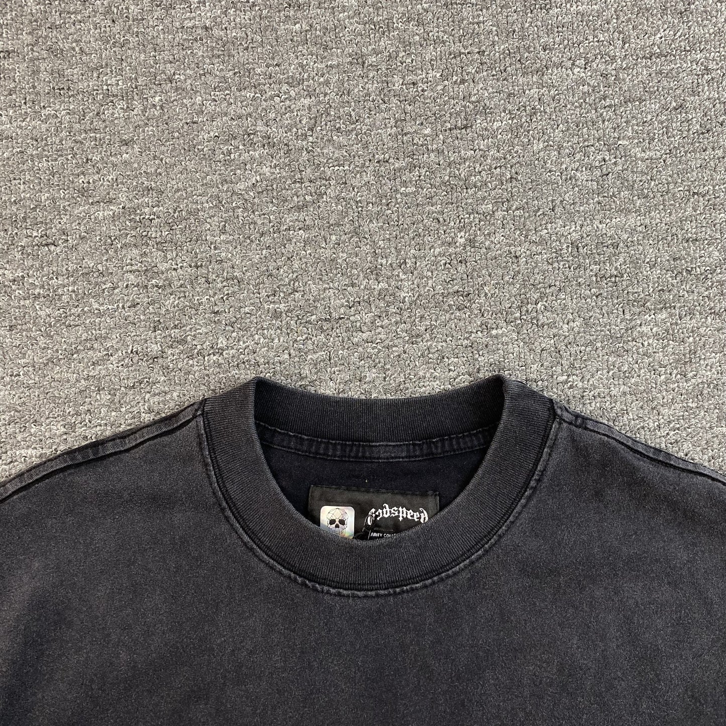 GODSPEED AMIGOS T-SHIRT WASHED BLACK