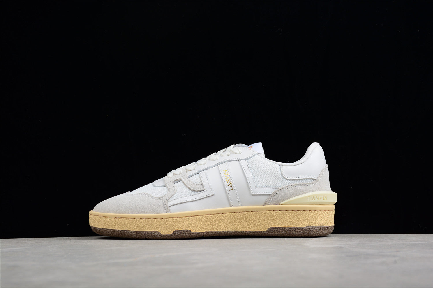 Lanvin Mesh and Suede Sneakers