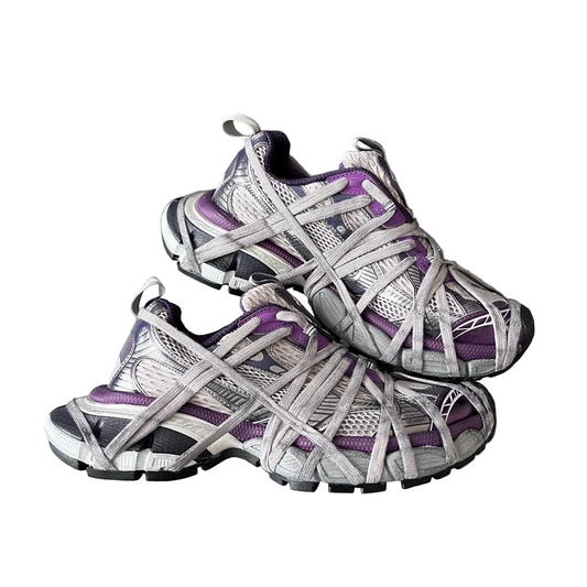 Balenciaga 3XL Sneaker in Charcoal/Lavender: Industrial Reverie