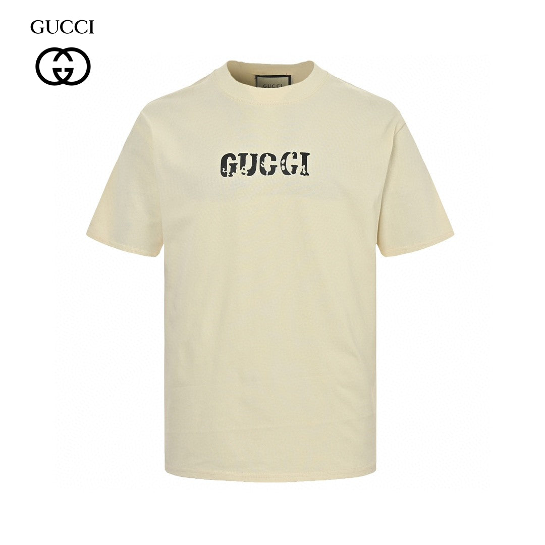 Gucci Vintage Logo T-Shirt (Cream) Primereps