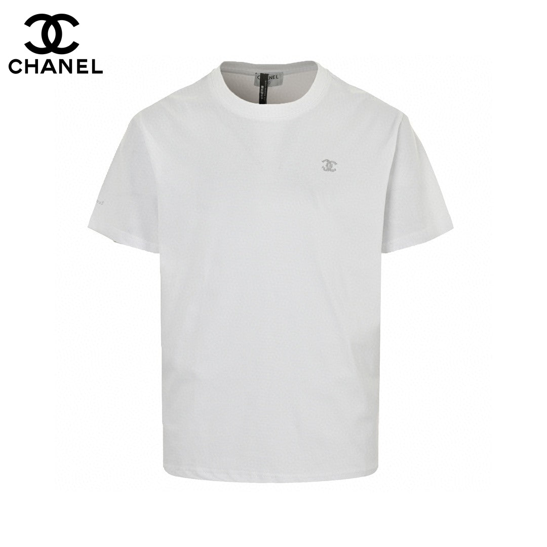 Chanel Classic Logo T-Shirt in White Primereps