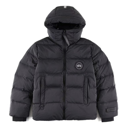 TRAPSTAR IRONGATE DETACHABLE HOODED PUFFER JACKET BLACK