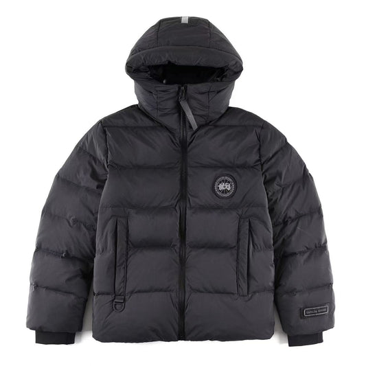 TRAPSTAR IRONGATE DETACHABLE HOODED PUFFER JACKET BLACK
