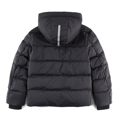 TRAPSTAR IRONGATE DETACHABLE HOODED PUFFER JACKET BLACK