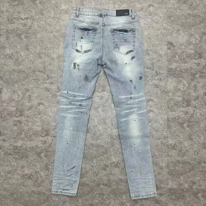 AMIRI MX1 PAINTER JEANS BLUE