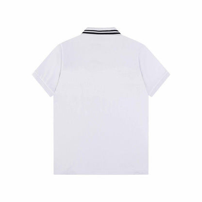 Christian Dior "Striped Logo" Polo Shirt