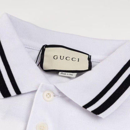 Christian Dior "Striped Logo" Polo Shirt