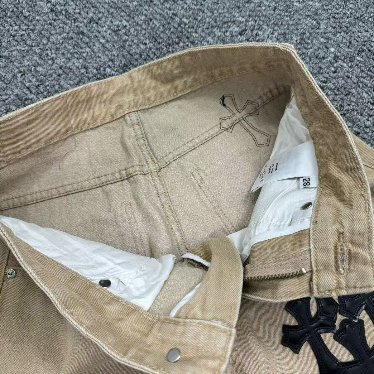 CHROME HEARTS JEANS BROWN