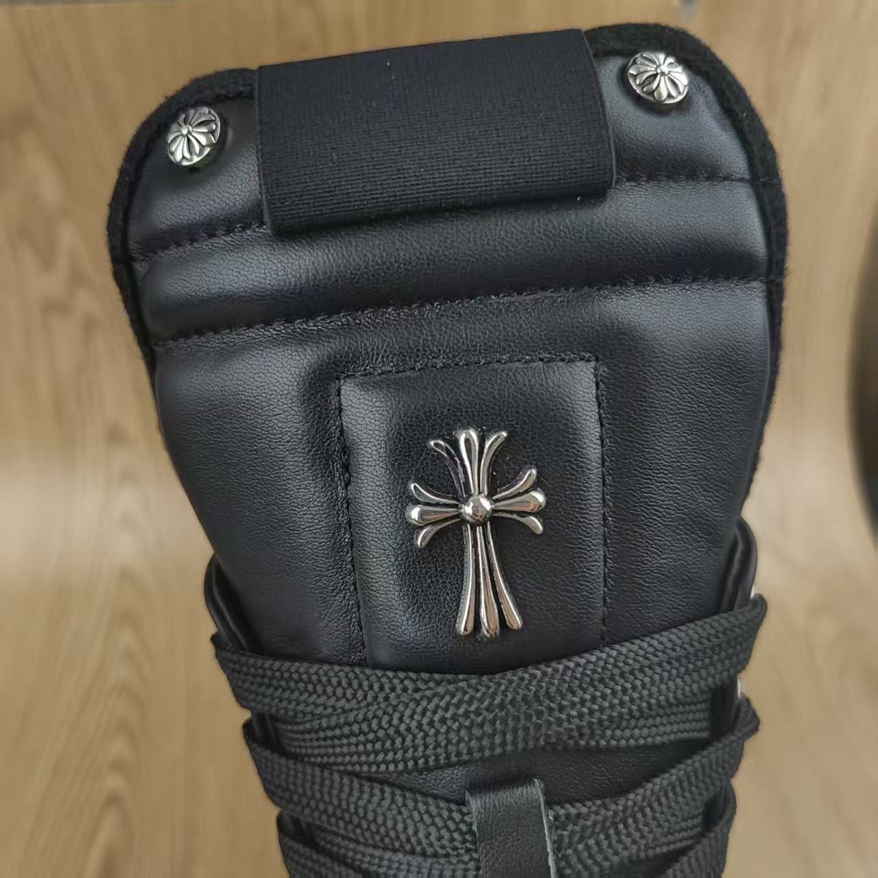 Rick Owens Black High-Top Platform Boots