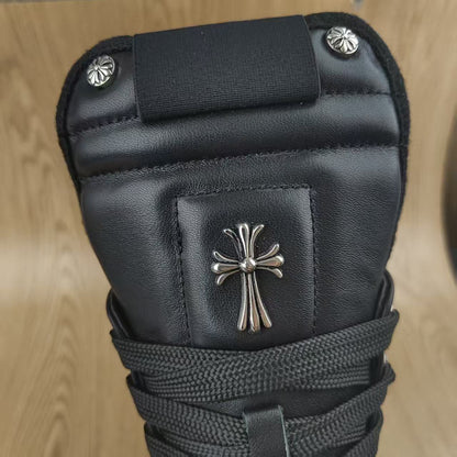 Rick Owens Black High-Top Platform Boots