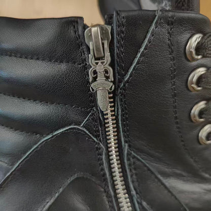 Rick Owens Black High-Top Platform Boots