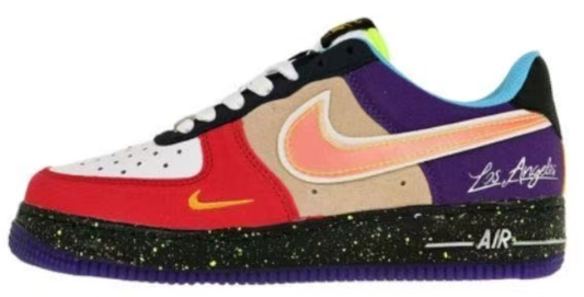 Nike Air Force 1 Low "What The LA" (White/Black/Hyper Jade)