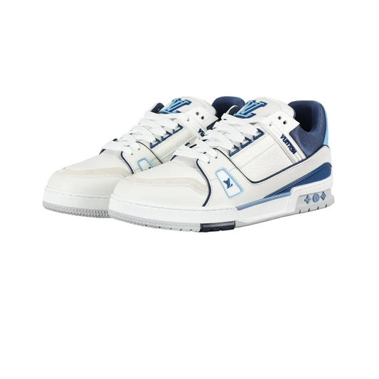 LOUIS VUITTON LV Skate Sneaker in White/Blue