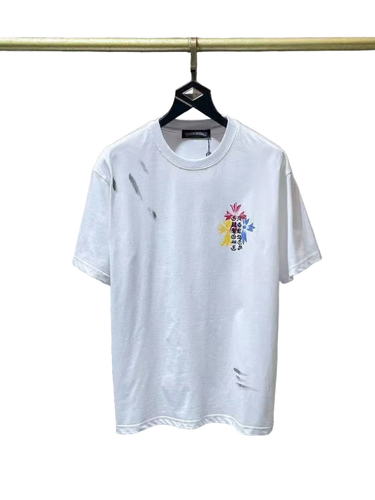 Chrome Hearts Classic Crewneck T-Shirt in White/Multi-Color