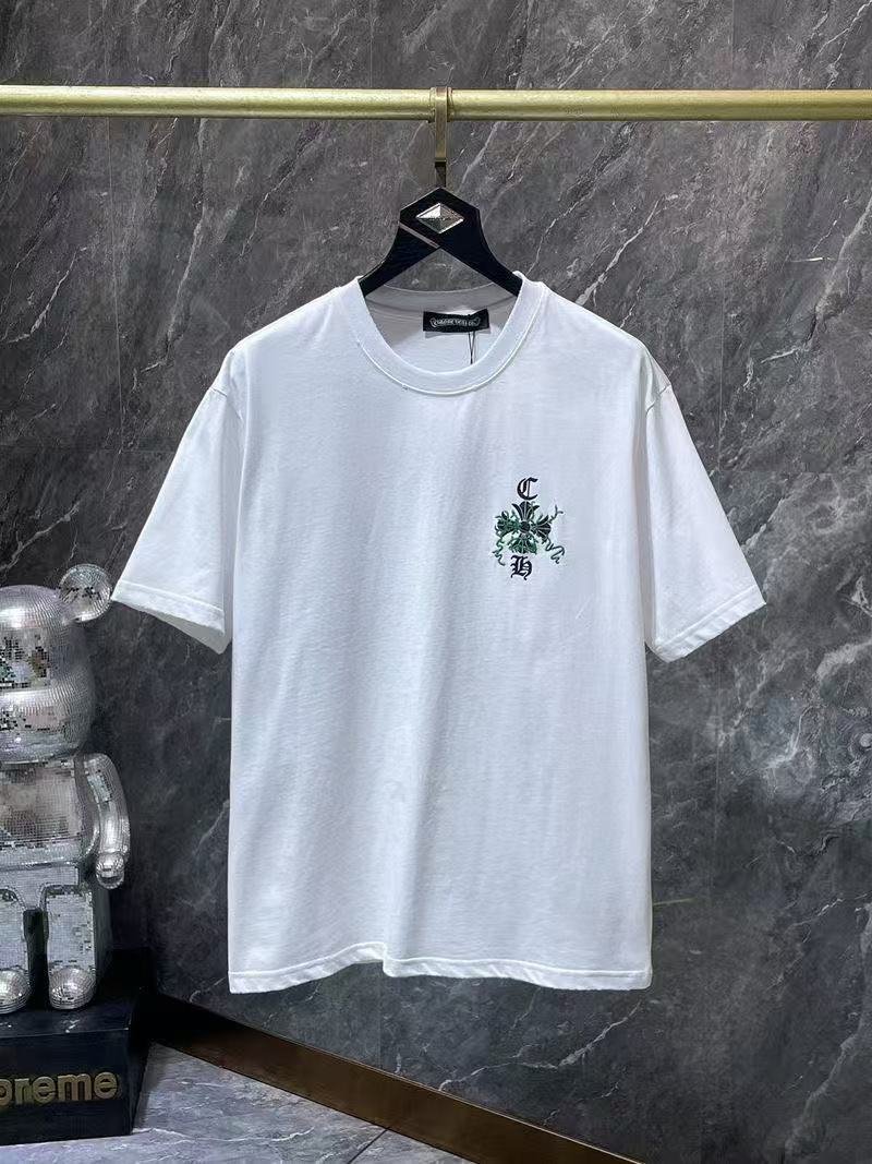 Chrome Hearts Classic Crewneck T-Shirt in White/Green