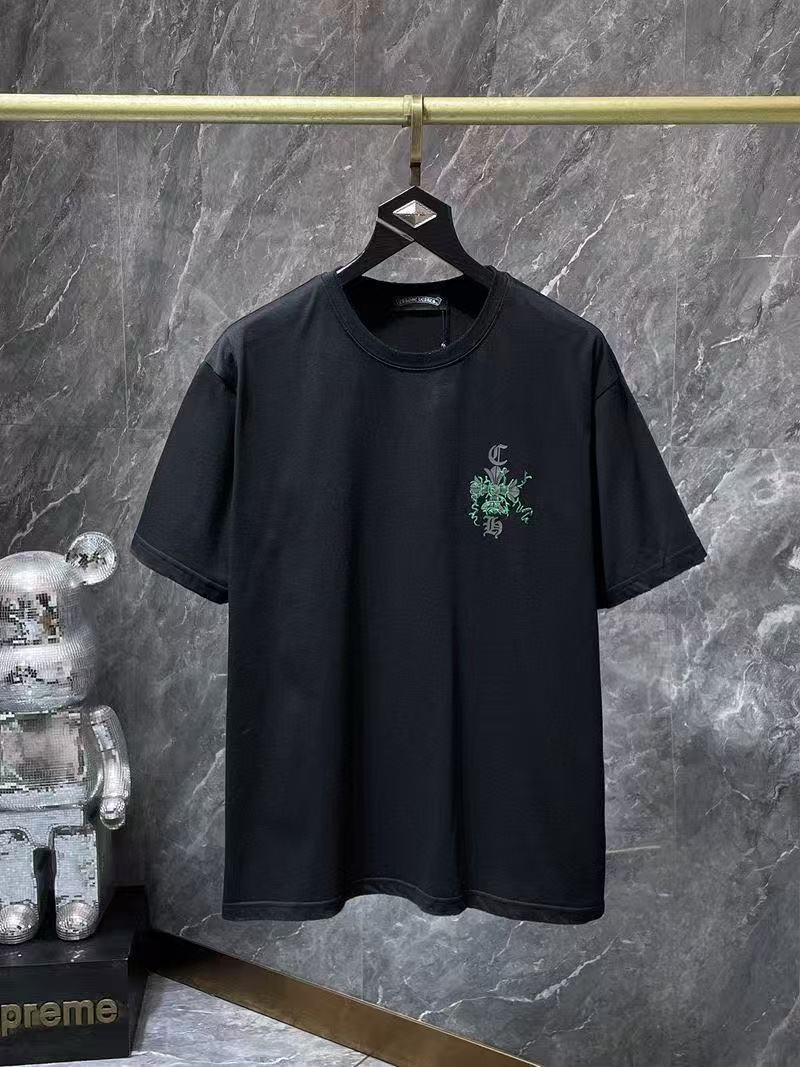 Chrome Hearts Classic Crewneck T-Shirt in Black/Green
