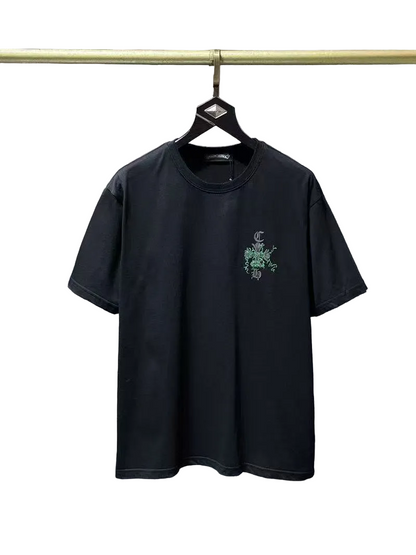 Chrome Hearts Classic Crewneck T-Shirt in Black/Green
