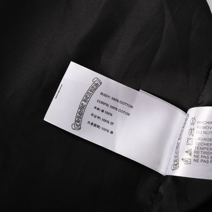 CHROME HEARTS HORSE SHOE LOGO VARSITY JACKET BLACK