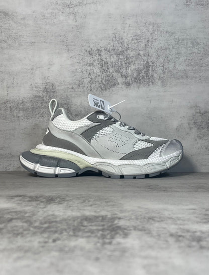 Balenciaga Sneaker in White/Grey: Sculpted Minimalism