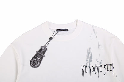 CHROME HEARTS "LOOKING LIKE A GHOST" T-SHIRT WHITE