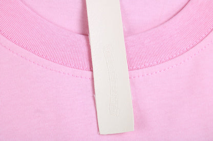 CHROME HEARTS HORSE SHOE LOGO T-SHIRT PINK