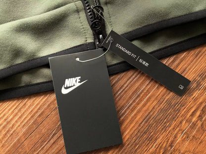 NIKE TECH FLEECE HOODIE x ARMY GREEN