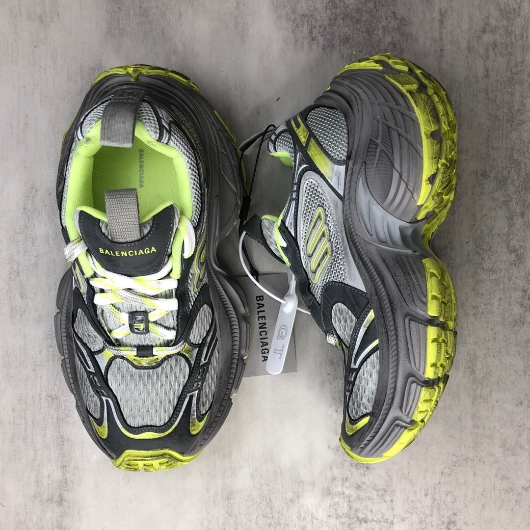 Balenciaga 10XL Sneaker in Black/Grey/Yellow: Industrial Luminescence