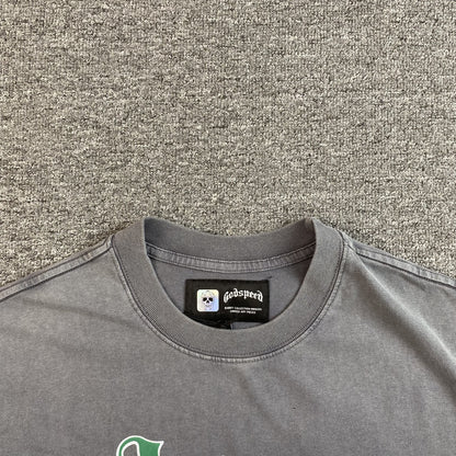 GODSPEED AMIGOS T-SHIRT WASHED GREY