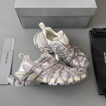Balenciaga 3XL Sneaker in Oatmeal: Subdued Scale