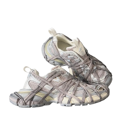 Balenciaga 3XL Sneaker in Oatmeal: Subdued Scale
