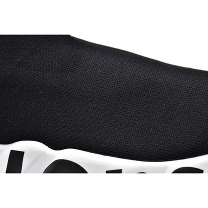 BALENCIAGA SPEED GRAFFITI TRAINERS x BLACK WHITE - Prime Reps