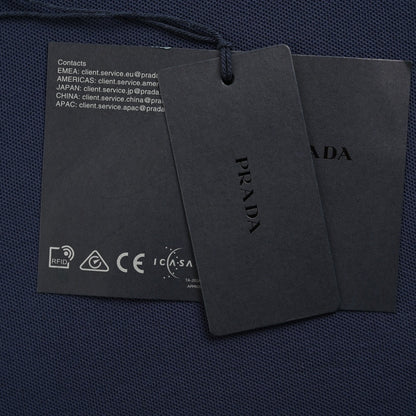 Prada Classic Navy Polo Shirt