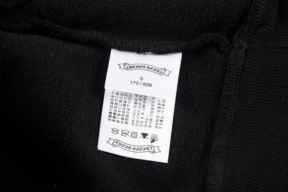 CHROME HEARTS WOOL WHITE CROSS SWEATSHIRT BLACK