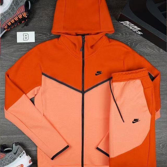 NIKE TECH FLEECE HOODIE x CAMPFIRE ORANGE