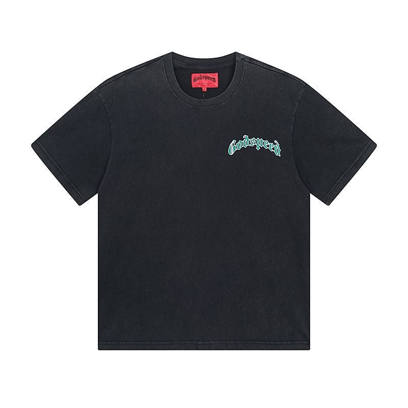 GODSPEED BALACLAVA SZN T-SHIRT WASHED BLACK
