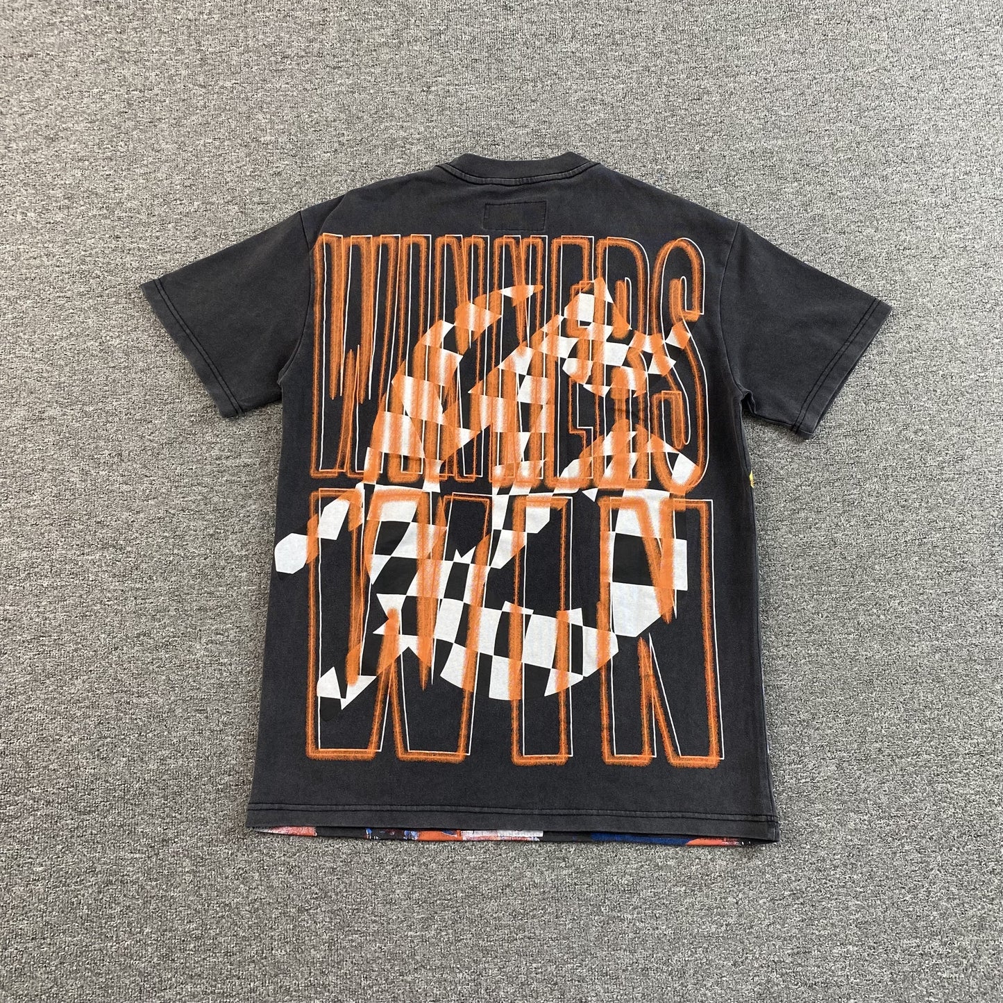 GODSPEED VICTORY TOAST T-SHIRT WASHED BLACK