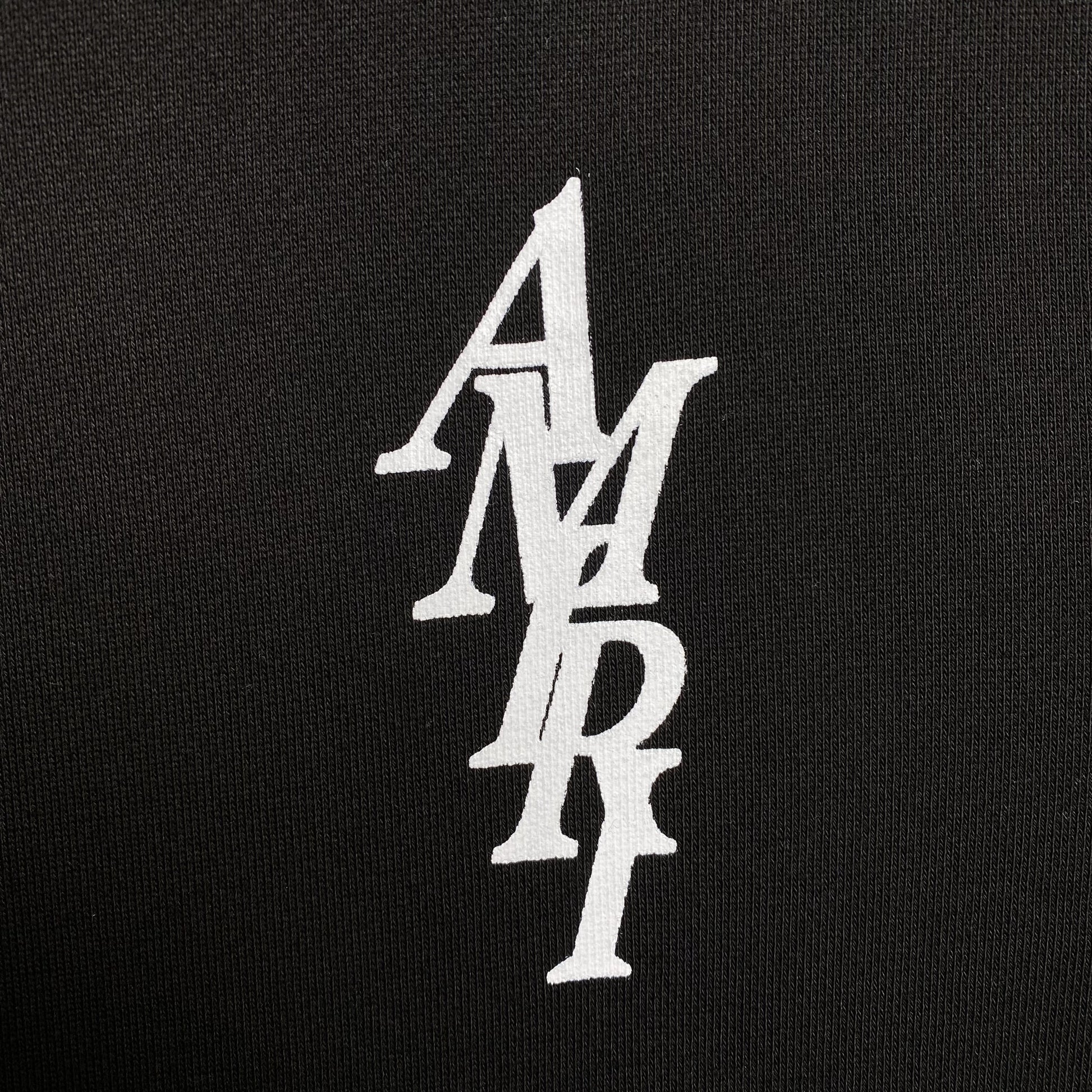 AMIRI LETTER LOGO HOODIE BLACK - Prime Reps