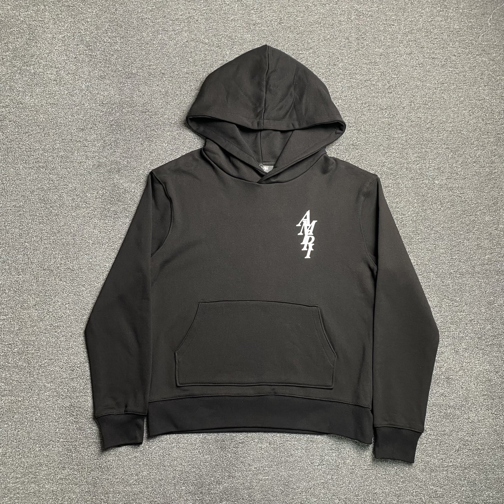 AMIRI LETTER LOGO HOODIE BLACK - Prime Reps