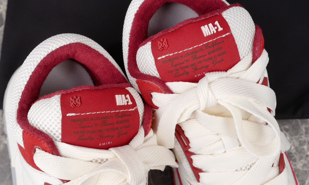 AMIRI MA-1 x WHITE RED - Prime Reps