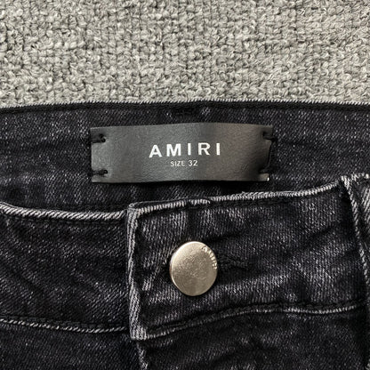 AMIRI VARSITY LOGO REPAIR JEANS - Prime Reps