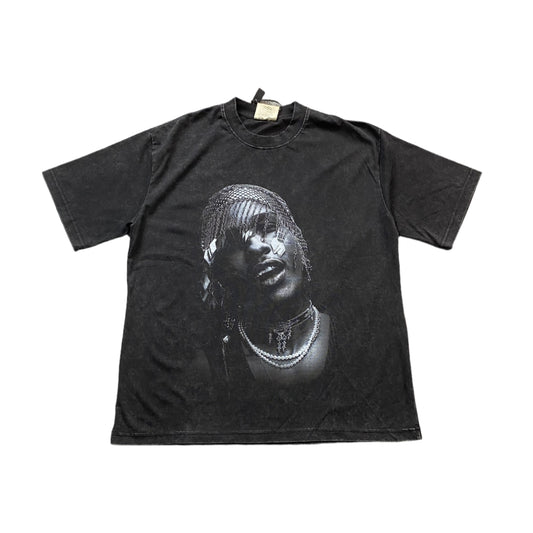 ASAP ROCKY VINTAGE GRAPHIC TEE DARK GREY - Prime Reps
