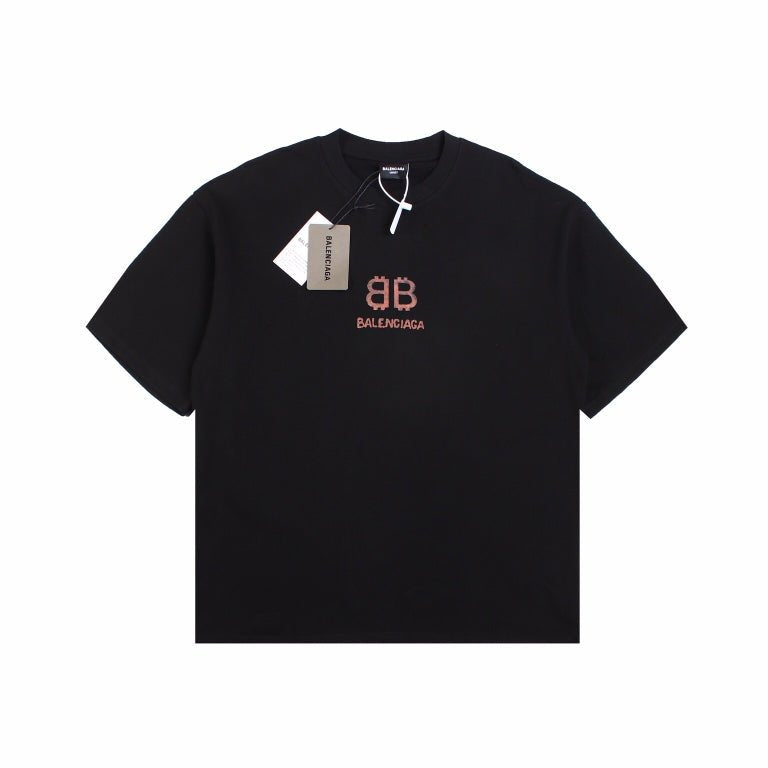 BALENCIAGA DOUBLE B LOGO T-SHIRT - Prime Reps