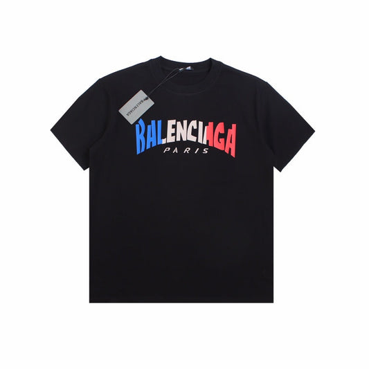 BALENCIAGA FRANCE GRADIENT LOGO T-SHIRT - Prime Reps