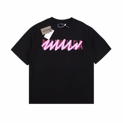 BALENCIAGA GRAFFITI LOGO T-SHIRT BLACK - Prime Reps