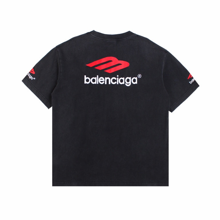 BALENCIAGA LOGO GRAPHIC T-SHIRT BLACK - Prime Reps