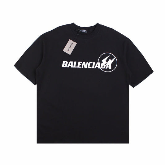 BALENCIAGA LOGO T-SHIRT BLACK - Prime Reps