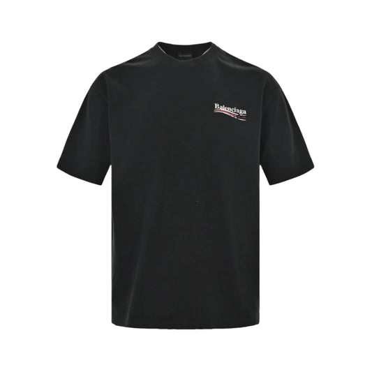 BALENCIAGA POLITICAL CAMPAIGN T-SHIRT BLACK - Prime Reps