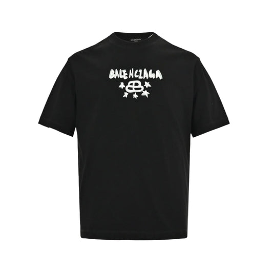 BALENCIAGA STAR GRAPHIC T-SHIRT BLACK - Prime Reps