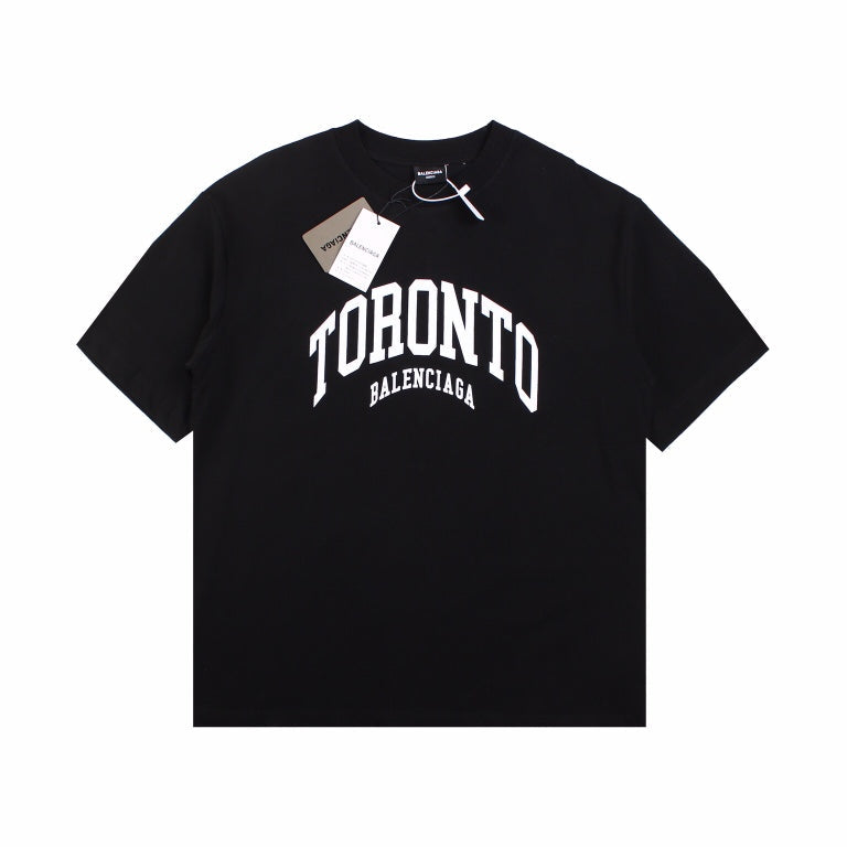 BALENCIAGA TORONTO LOGO T-SHIRT BLACK - Prime Reps