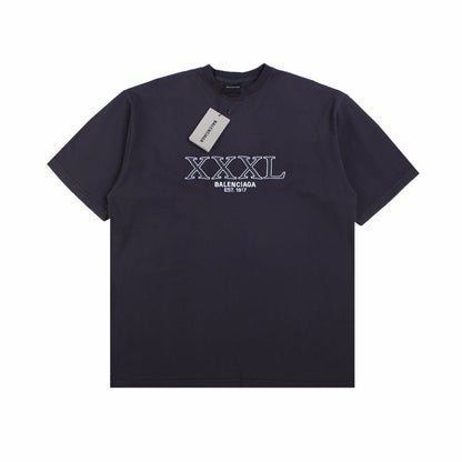 BALENCIAGA XXXL LOGO T-SHIRT BLACK - Prime Reps